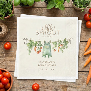 Locally Grown Baby Shower Party Napkins