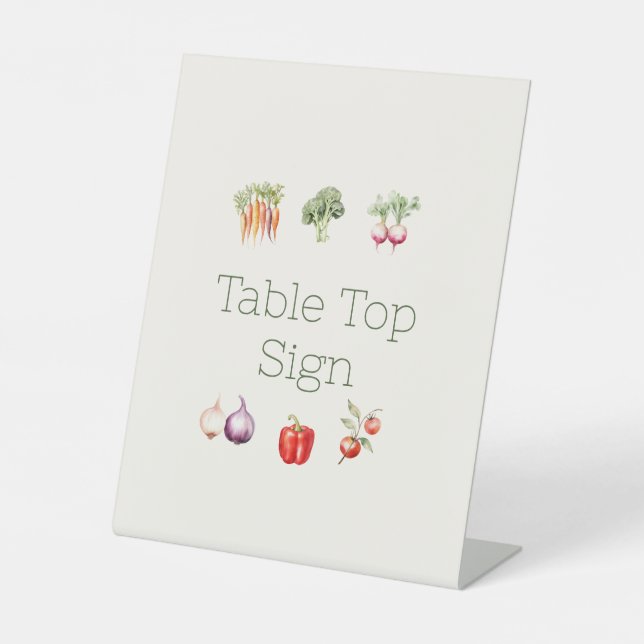 Locally Grown Baby Shower Sign (Front)