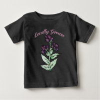 Locally Grown Black Raspberry cute Baby T-Shirt