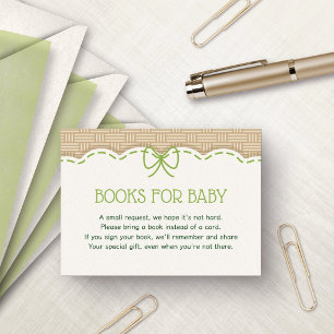 Locally Grown Books for Baby Enclosure Card
