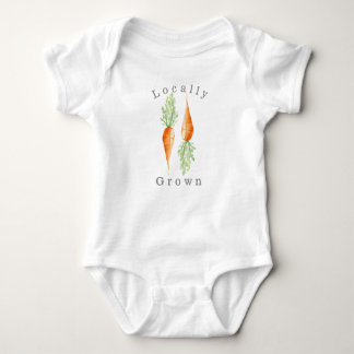 Locally Grown Carrot | Organic Veggie Baby Bodysuit