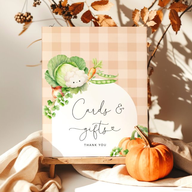 Locally grown fall vegetables cards and gifts poster (Creator Uploaded)