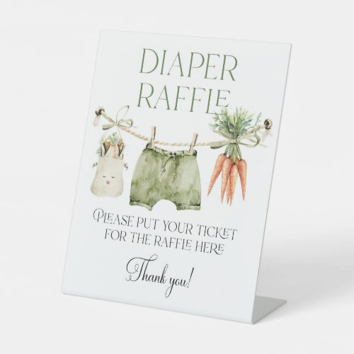 Locally Grown Farm Baby Shower Diaper Raffle