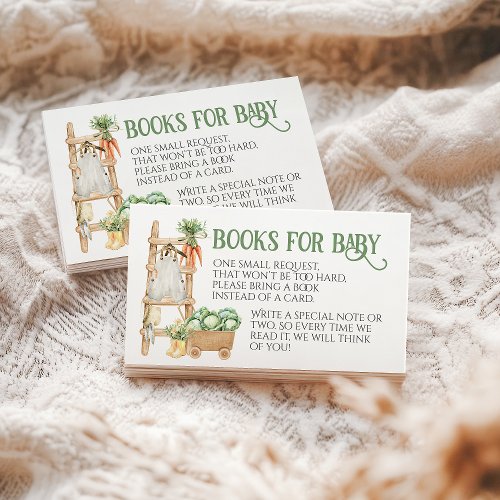 Locally Grown Farm Boho Baby Shower Book