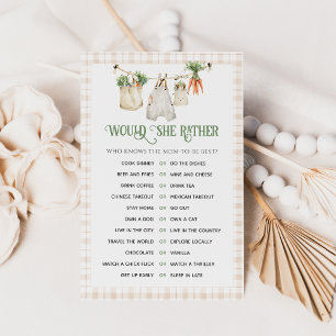 Locally Grown Farm Mom Baby Shower Game