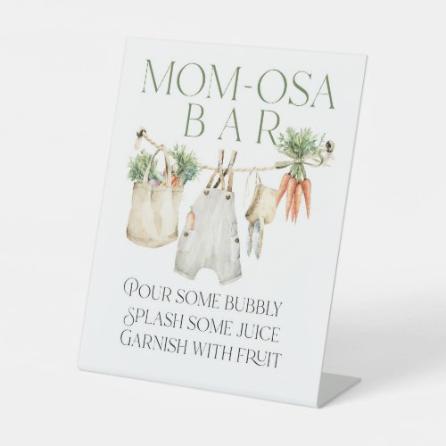 Locally Grown Farmer Market Baby Shower Momosa Bar