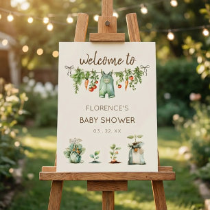 Locally Grown Farmers Market Baby Shower Foam Board