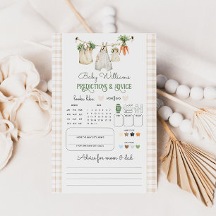 Locally Grown Farmers Market Baby Shower Game