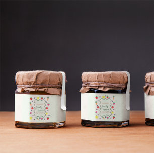 Locally Grown Farmer's Market Baby Shower Honey Jar Favors