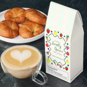 Locally Grown Farmer's Market Baby Shower Roasted Coffee