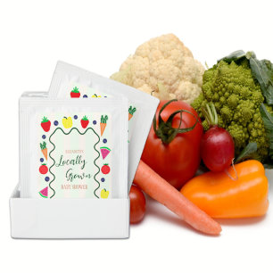 Locally Grown Farmer's Market Baby Shower Tea Bag Drink Mix
