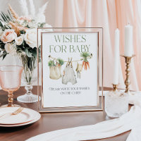 Locally Grown Farmers Market Baby Shower Wishes