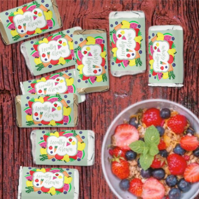 Locally Grown Farmer's Market Birthday Hershey's Miniatures (Creator Uploaded)