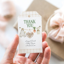 Locally Grown Farmers Market Boho Baby Shower Gift Tags