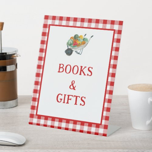 Locally Grown Farmers Market Books and Gifts Sign