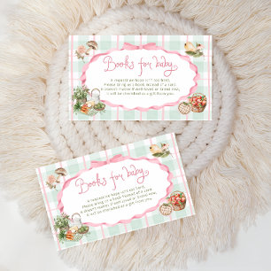 Locally Grown Farmers Market Books for Baby Ticket Enclosure Card
