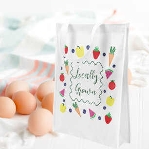 Locally Grown Farmer's Market Grocery Bag