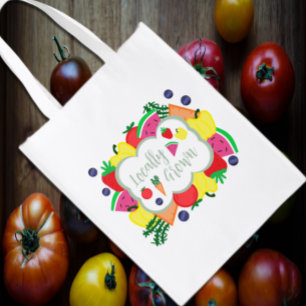 Locally Grown Farmer's Market Grocery Bag