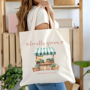 Locally Grown Farmer's Market Tote Bag