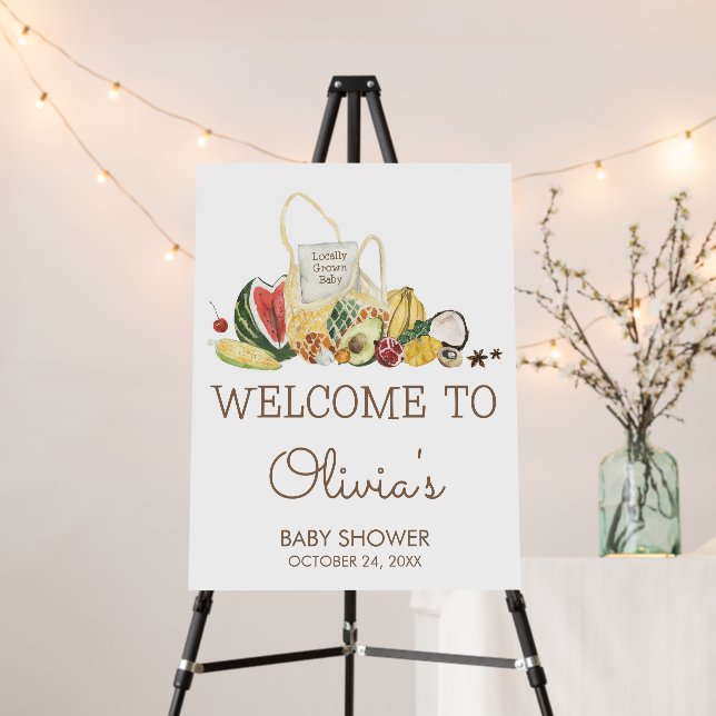 Locally Grown Farmers Market Welcome Sign (In Situ (Stand))