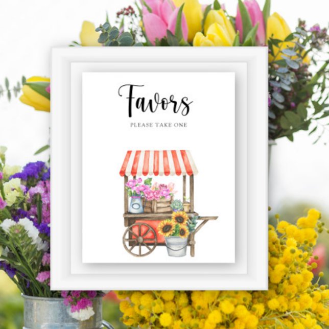 Locally Grown Flowers baby shower Favors  Poster (Creator Uploaded)