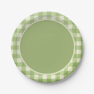Locally Grown Garden Theme Paper Plates