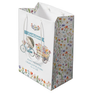 Locally Grown Hedgehog Baby Shower Gift Bag