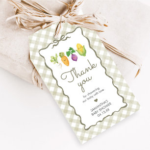 Locally Grown Little Sprout Baby Shower Favor Tags