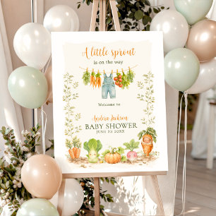 Locally Grown Little Sprout Baby Shower Welcome  Foam Board