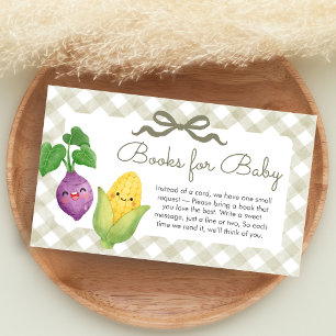 Locally Grown Little Sprout Shower Books for Baby Enclosure Card