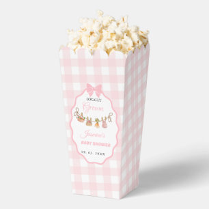 Locally grown Pink girlbaby shower Baby sprinkle Favor Boxes