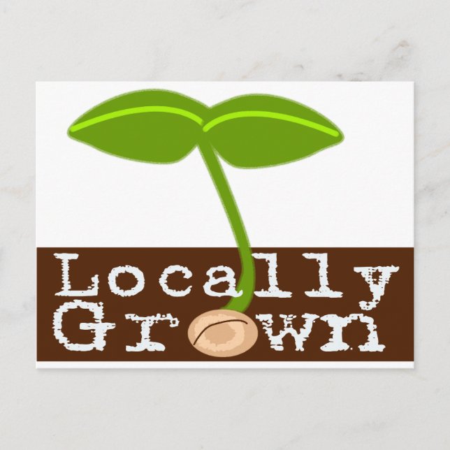 Locally Grown Postcard (Front)