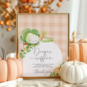 Locally grown pumpkin farm Diaper raffle Poster