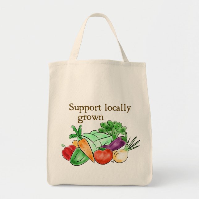 Locally Grown Tote Bag (Front)
