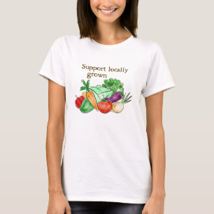 Locally Grown Veggies t-shirt