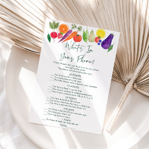 Locally Grown What's In Your Phone Shower Game