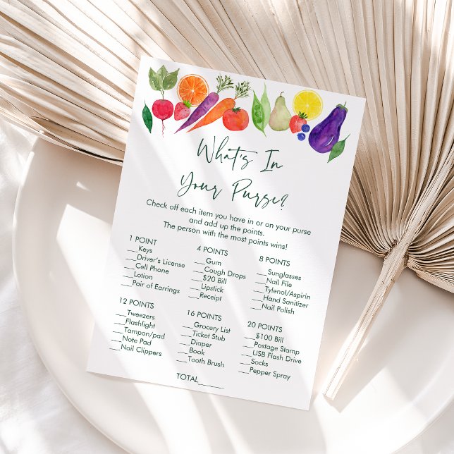 Locally Grown What's In Your Purse Shower Game (Creator Uploaded)