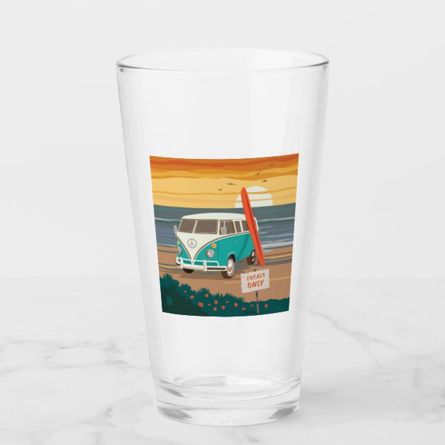 Locals Only | VW Surf Van Glass (Front)