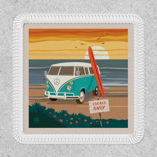 Locals Only | VW Surf Van Patch (Front)