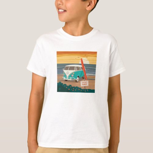 Locals Only  VW Surf Van T_Shirt