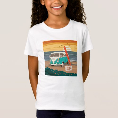 Locals Only  VW Surf Van T_Shirt