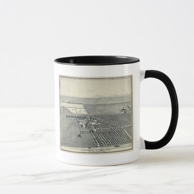 Locan Vineyard, Fresno Mug (Right)