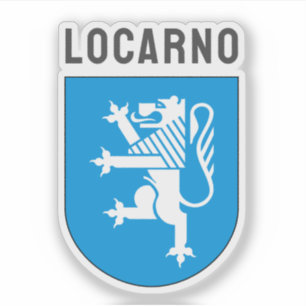 Locarno coat of arms, Switzerland Sticker