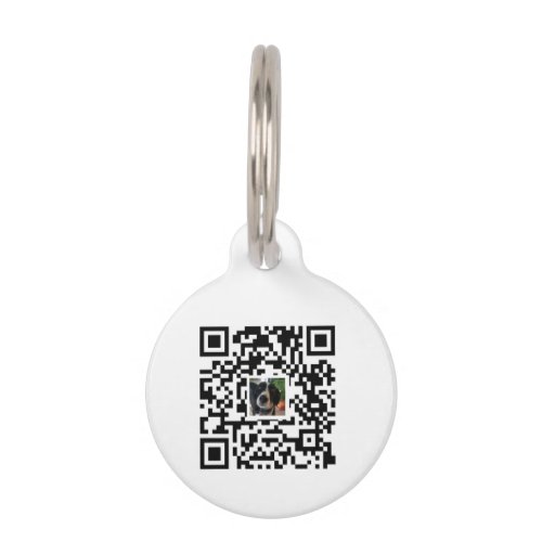 LOCATE YOUR LOST MASCOT QR Code Plate  Pet ID Tag
