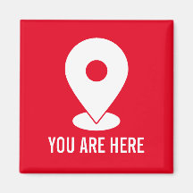 Location Pin, You Are Here Modern Design