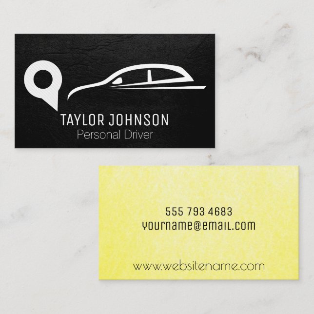 Locator Marker | Car Logo Business Card (Front/Back)