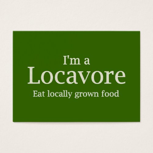 Locavore ~ ATC Business Card Template