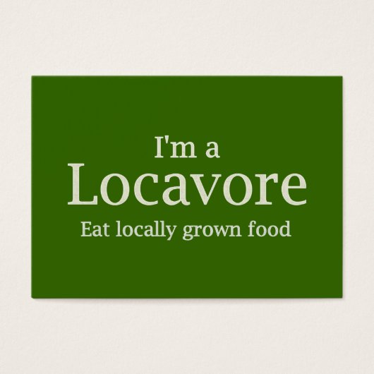 Locavore ~ ATC (Front)
