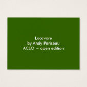 Locavore ~ ATC (Back)