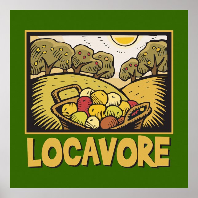 Locavore Slow Food Poster (Front)